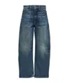 Nili Lotan Tribeca Stretch Mid-rise Barrel-leg Jeans