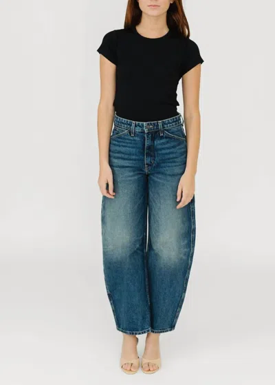 Nili Lotan Otis Mid-rise Jeans In Simon Wash In Blue