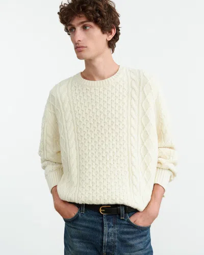Nili Lotan Owen Sweater In Ivory