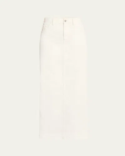 Nili Lotan Ozzy Long Denim Skirt