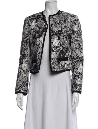 Pre-owned Nili Lotan Paisley Print Jacket In Multi
