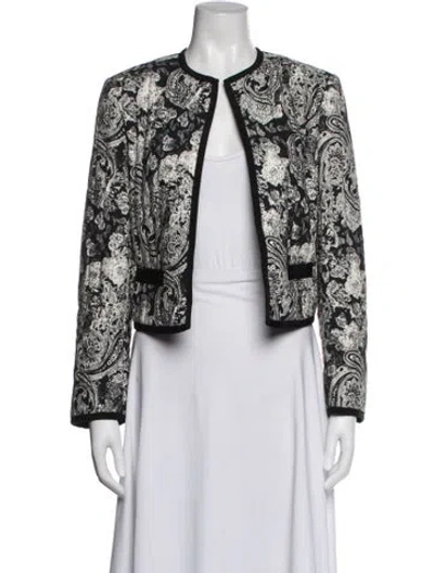 Pre-owned Nili Lotan Paisley Print Jacket W/ Tags In Multicolor