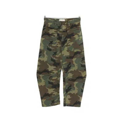 Nili Lotan Shon Camo-print Barrel-leg Ankle Pants In Multi