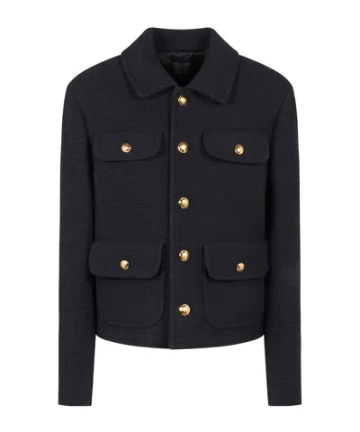 Nili Lotan Paola Button-down Jacket In Black