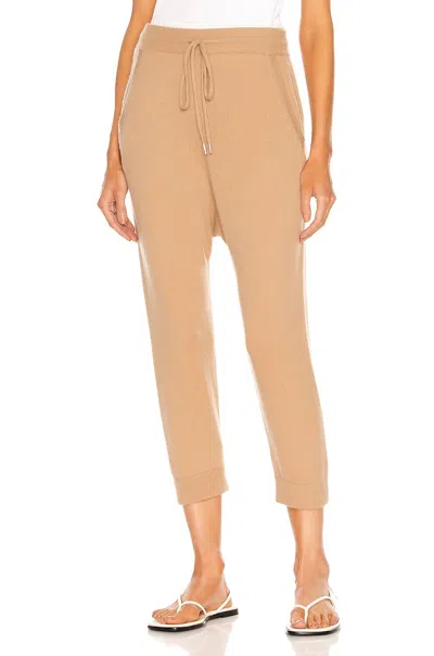 Nili Lotan Paris Sweatpant In Camel In Brown