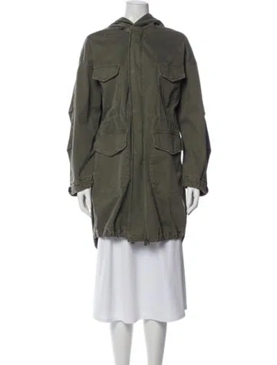 Pre-owned Nili Lotan Parka In Green
