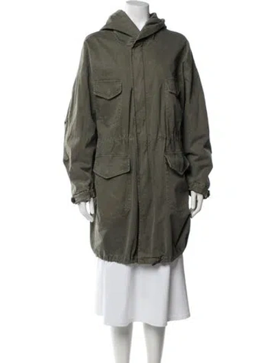 Pre-owned Nili Lotan Parka In Green