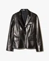 Nili Lotan Pascale Leather Jacket In Black