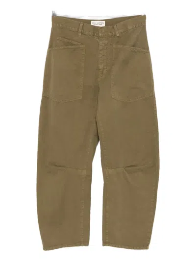 NILI LOTAN PATCH-POCKET JEANS