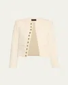 Nili Lotan Patti Open-front Short Jacket