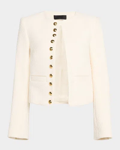 Nili Lotan Patti Open-front Short Jacket