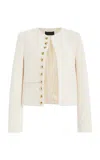 Nili Lotan Pattie Buttoned Bouclé Jacket