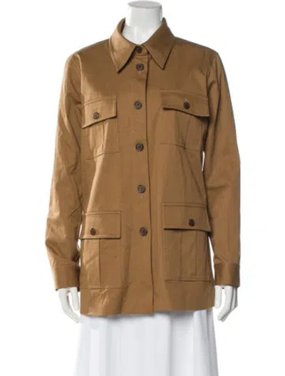 Pre-owned Nili Lotan Peacoat In Brown