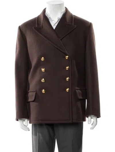 Pre-owned Nili Lotan Peacoat In Brown