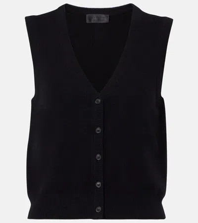 Nili Lotan Porter Cashmere Sweater Vest In Black