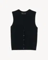 Nili Lotan Porter Cashmere Vest In Black