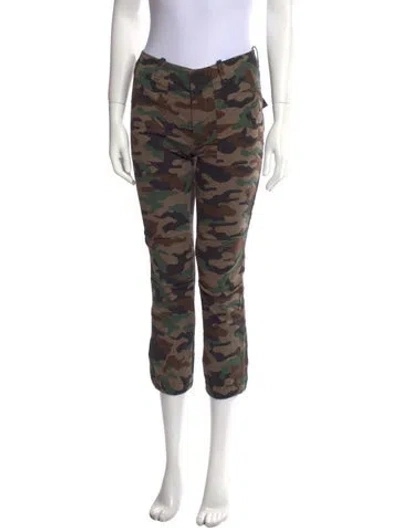 Pre-owned Nili Lotan Printed Skinny Leg Pants In Multi