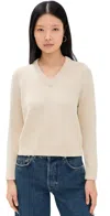 Nili Lotan Priya Sweater Ecru In Ecru