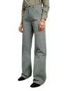 Nili Lotan Quentin Pant In Admiral Green In Gray