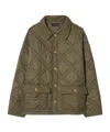 Nili Lotan Quilted Casual Jacket In Green