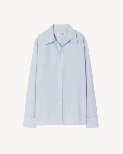 Nili Lotan Raphael Classic Shirt In Light Blue