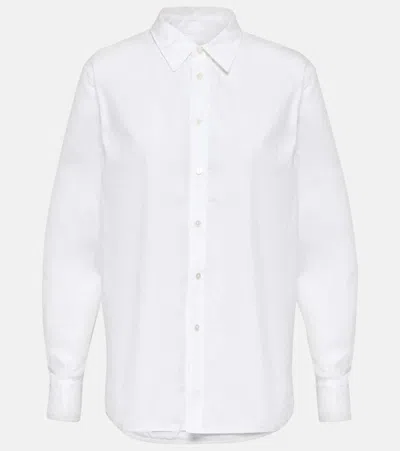 Nili Lotan Raphael Cotton Poplin Shirt In White