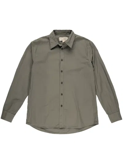 Nili Lotan Raphael Cotton Shirt In Green