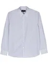 Nili Lotan Raphael Striped Cotton Shirt In 白色