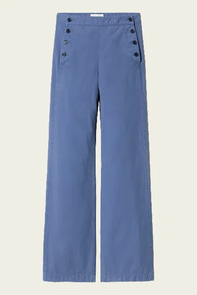 Nili Lotan Reed Pant In French Navy In Blue