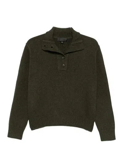 Nili Lotan Renata Sweater In Green