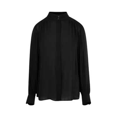 Pre-owned Nili Lotan Revi Blouse 'black' | Women's Size M