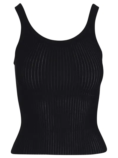 Nili Lotan Geripptes Tanktop In Schwarz