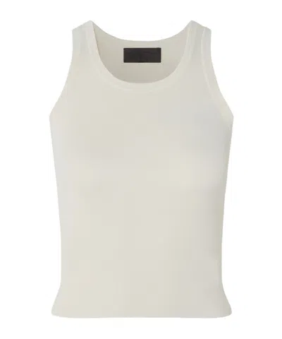 Nili Lotan Ribbed Vest In White