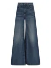 Shop Nili Lotan Rolland' Palazzo Jeans - Blue