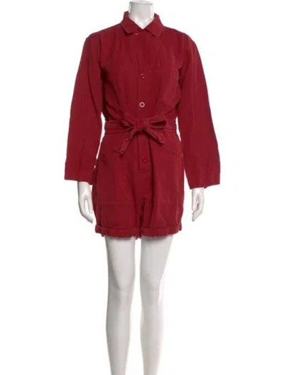 Pre-owned Nili Lotan Romper In Red