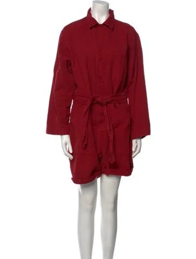 Pre-owned Nili Lotan Romper In Red