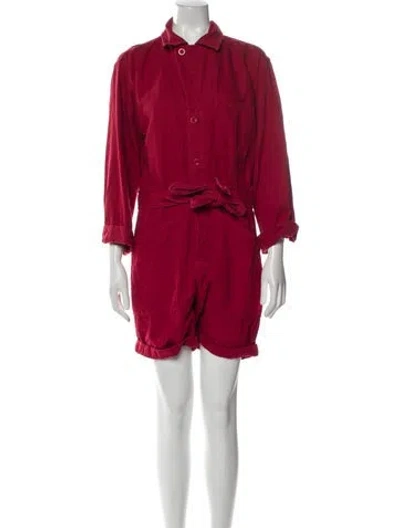 Pre-owned Nili Lotan Romper In Red
