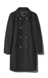 Nili Lotan Rori Wool Peacoat In Black