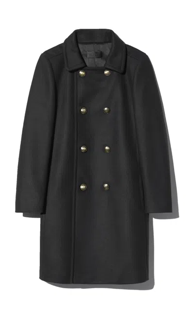 Nili Lotan Rori Wool Peacoat In Black