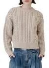Nili Lotan Rory Sweater In Light Beige In Neutral