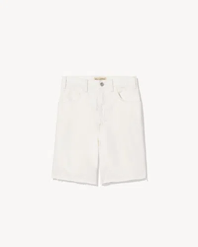 Nili Lotan Russel Denim Short In White
