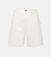 Nili Lotan Russel Denim Shorts In White