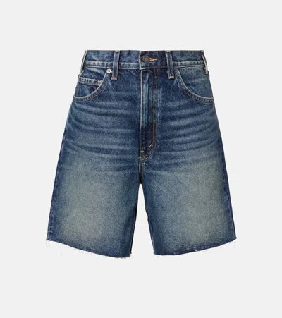 Nili Lotan Russel Low-rise Denim Shorts