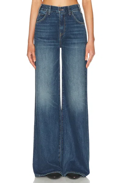 Nili Lotan Salome Wide Leg In Blue