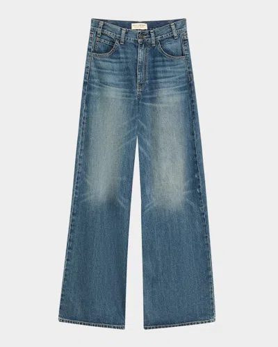 Nili Lotan Salome Wide-leg Simon Wash Jeans