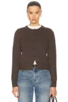 Nili Lotan Saskia Cardigan In Redwood Melange