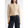 Nili Lotan Saskia Cashmere Cardigan In Parchment