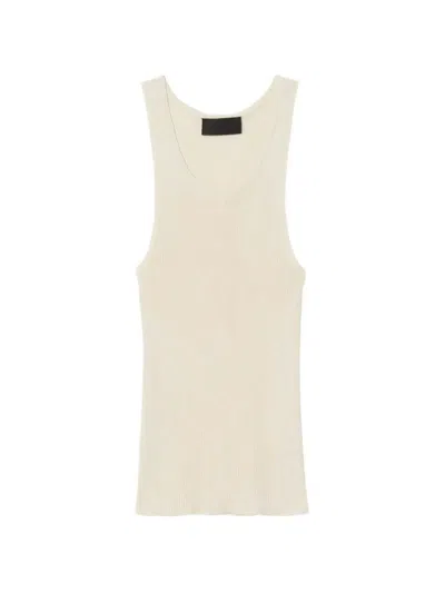Nili Lotan Scoop-neck Tank Top In Neutral