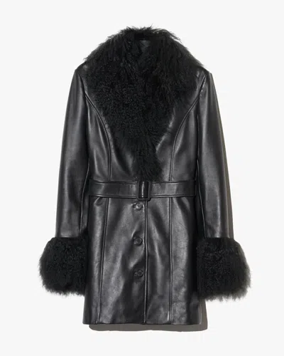 Nili Lotan Sefa Leather Jacket In Black