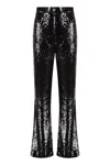 Nili Lotan Sequined Trousers In Black